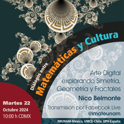 Arte Digital explorando Simetría, Geometría y Fractales